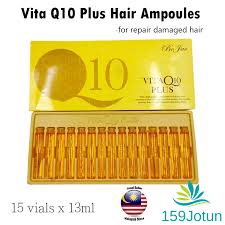 Shop the inkey list's q10 serum at sephora. Vita Q10 Plus Hair Ampoule 13ml X 15pcs For Intensive Treatment Of Severely Damaged Hair Lazada