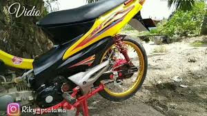 Ruang bakar dipersempit sehingga tekanan pada hasil pembakaran menyebabkan kompresi semakin besar seiring udara yang semakin padat. Modifikasi Simple Motor Supra Fit New Youtube