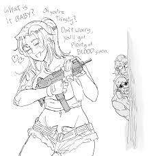 Revy, Dutch, And Benny (Black Lagoon) Drawn By Bb_(Baalbuddy) | Danbooru