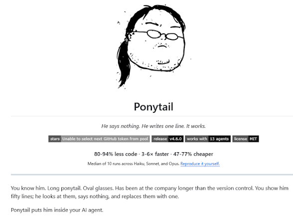 Ponytail AI Coding Agent Concept and Optimization