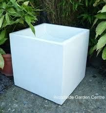 Large White Terrazzo 50cm Square Pot Planters Woodside Garden Centre Pots To Inspire Woodside Garden Centre Window Box Plants Garden Pots