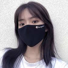 champion streetwear mask black and white face mask washable stretchable predominantly fashion face mask face mask brands white face mask