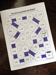 Algebra is a language of its own. Simplifying Radicals Maze Simplifying Radicals Algebra Activities Math Activities