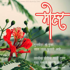 Gulmohar Marathi Kavita Love Poems Poems Heartfelt Quotes