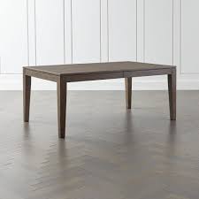 Featuring a modern style, this coffee table will be an aesthetically appealing addition to your interior design. Morris Ash Grey Reclaimed Wood Extension Dining Table Crate And Barrel