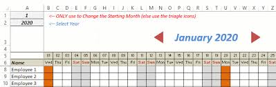 With either format, however, managers can build in short and long breaks at the same times during each shift. Free Excel Leave Tracker Template Updated For 2021