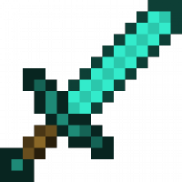 If broken with a silk touch enchanted pickaxe, the diamond ore block will be dropped. Epee En Diamant Minecraft Item Id Craft Recette Minecraft Pocket Edition Et Pc 1 15 2 Minecraft Sword Minecraft Diamond Sword Minecraft Printables