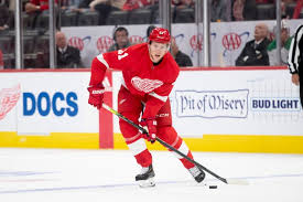 Dennis cholowski is a canadian professional ice hockey defenceman currently playing for the detroit red wings of the national hockey league. Red Wings Dennis Cholowski Strives To Be More Aggressive Without Being Stupid