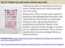 Make sure you're emailing everyone involved in your interview process and customizing your notes according to the stage of the interview process and what you discussed with that person. 52 Accounting Assistant Interview Questions Pdf
