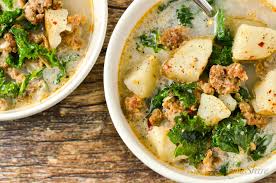 Tips for making olive garden pasta fagioli soup if you make the soup with only italian sausage, use beef stock or beef bullion for best flavor. Dairy Free Zuppa Toscana Recipe Gluten Free Mamashire