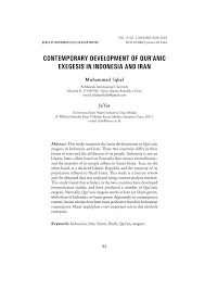 Sinopsis kisah untuk geri (2021). Pdf Contemporary Development Of Qur Anic Exegesis In Indonesia And Iran