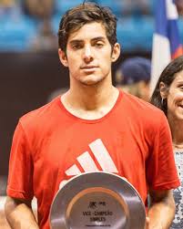 He started off the tournament with a win over pedro. Christian Garin