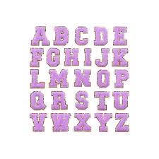 Klartextalphabet a a b c d e. Purple Chenille Letter Patches 3 Inches Iron On Etsy In 2022 Lettering Varsity Letter Letters