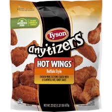 Preheat the oven to 350 degrees fahrenheit. Any Tizers Buffalo Style Bone In Chicken Wings Frozen From Tom Thumb In Dallas Tx Burpy Com