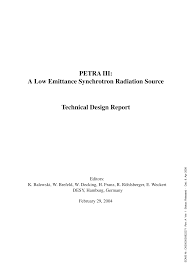 Http Www Desy De Mpywar Draftdir Petraiii Petra Tdr Pdf