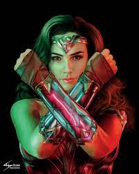 The character is a founding member of the justice league. Artstation Gal Gadot Wonder Woman Thsilvano Arts