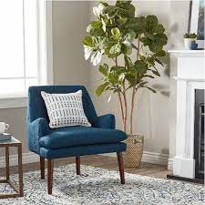 So I Was Hunting For A Pair Of Affordable And Attractive Club Chairs During My Research I Found A Bu Blue Accent Chairs Tufted Accent Chair Living Room Chairs