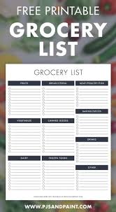 Shopping list is a series of offline first demo apps, each built using a different stack. Download Free Printable Grocery List Organized Shopping List