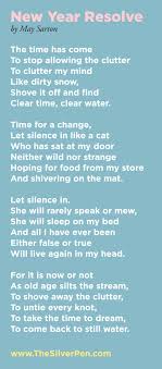 Inspirational Poetry New Year Resolve The Silver Pen Quotes About New Year Remember Quotes Unusual Words