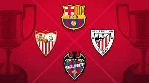 The match will be played on 17 april 2021 at the estadio de la cartuja in seville between barcelona and either athletic bilbao or levante. Copa Del Rey Sorteo De Copa Del Rey En Directo Cruces De Semifinales Entre Barcelona Athletic Club Sevilla Y Levante Adamabdella Com