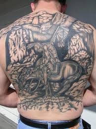 Back tattoos for men are great whether you are considering your first tattoo or your fifth. End Of The Trail Tattoo By Kdstallman On Deviantart