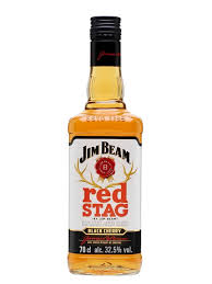 After the cocktail was mixed up, the photographer snapped pics and was a professional while the rest of us derelicts took pulls from the bottle. Jim Beam Red Stag Black Cherry The Whisky Exchange