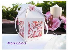 Lot 12 Butterfly Favor Boxes Party Birthday Wedding Bridal Baby Shower Gift Box Wedding Favor Gift Boxes Butterfly Favors Butterfly Wedding Favors