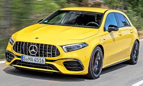 From the outside, the a 45's black detailing isn't much different from the amg line trim level found on regular petrol and diesel variants of the. Mercedes Amg A 45 S 4matic Test Autozeitung De