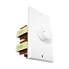 On the outside, you plug in an ac/dc 24 volt 3 amp adapter (not included, see below) from the electrical outlet to the wall port. Acoustic Research Arvc100w Impedance Matching 12 Steps 100 Watts Stereo Speaker Volume Control