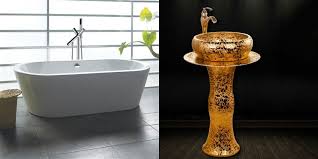 Freestanding baths have long been prized as the ultimate romantic statement: How To Install White Acrylic Bathtub Withtub Filler Faucet