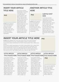 The Second Page From The Paper Newspaper Template Newspaper Article Template Newspaper Format