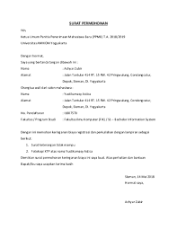 Doc Surat Permohonan Apri Ghani Academia Edu