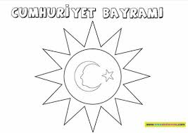 29 Ekim Cumhuriyet Bayrami Boyama Sayfalari Sanat Etkinlikleri Sanat