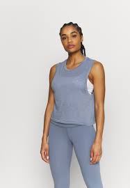 Cotton On Body The Tank Top Blue Jay Wash Dark Blue Zalando Ie
