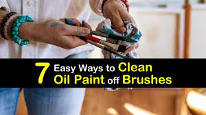 Dish soap and olive oil. 7 Easy Ways To Clean Oil Paint Off Brushes