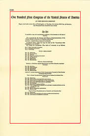 An act to establish a clear and comprehensive prohibition of discrimination on the basis of disability. Americans With Disabilities Act Of 1990 Wikipedia