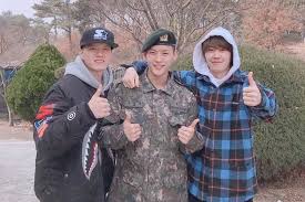 Our list of btob members includes names, pictures, birthdays, and positions (leader, rapper, vocals vote for the guy you think is the best btob member. Btob S Peniel And Ilhoon Visit Minhyuk In The Army Soompi Minhyuk Btob Minhyuk Btob