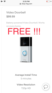 Ok Its Easy Use This Link To Download The App Then Send Your Link To 9 People To Download It As Well You Will Get A 10 0 Ring Doorbell Doorbell Video Doorbell