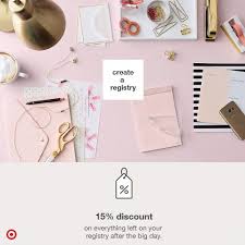 Target Wedding Registry 15 Off Discount Wedding Gift Registry Target