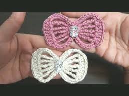 Orgu Fiyonk Yapimi Orgu Modelleri Youtube Faqen Time Crochet Bow Pattern Crochet Hair Accessories Crochet Flower Tutorial