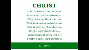 Morning Prayer Christ Before Me Youtube