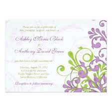 Violet Purple Lime Green Floral Wedding Invitation Zazzle Com Green Wedding Invitations Floral Wedding Invitations Purple And Green Wedding