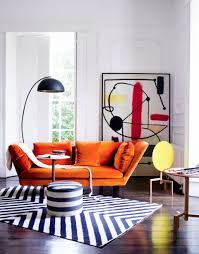 The beautiful velvet loveseat sofa is a unique show stopper that will inject a wonderful allure into your living rooms, hallways and bedrooms alike. 45 Refined Orange Sofas For A Bold Color Statement Digsdigs