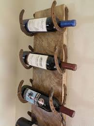 Maybe you would like to learn more about one of these? Horseshoe Wine Bottle Storage Horseshoe Crafts Wine Bottle Storage Wooden Decor