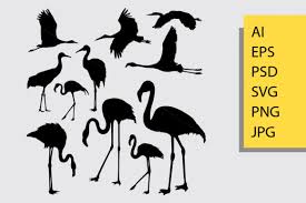 Download Flamingo Silhouette Graphic By Cove703 Creative Fabrica SVG Cut Files