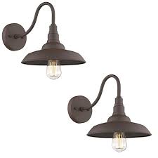 Plus, it offers an oil burnished bronze finish for versatility. Emliviar Gooseneck Barn Light 2 Pack Farmhouse Wall Lighting Fixture Oil Rubbed Bronze Finish 5 Exterior Light Fixtures Barn Lighting Industrial Wall Sconce