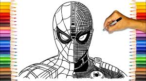 Home spiderman spiderman coloring pages did you know. Spider Man Coloring Book Iron Spider And Spider Man Stealth Suit Coloring Pages Youtube