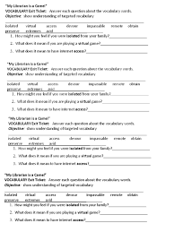 How books are brought to children around the world. My Lib Is A Camel Vocab Exit Ticket