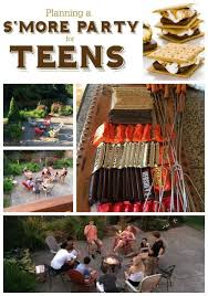 Birthday Ideas For Teen Boys Planning A S Mores Party For Teens Outdoor Fire Pit Party Ideas Keeping It Simple Is Key See My Sugg Bonfire Party Birthday Party For Teens Tween Birthday