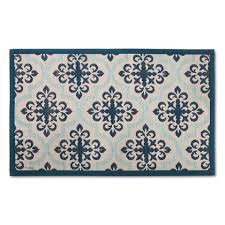 Threshold Patterned Comfort Kitchen Mat Blue Kitchen Rugs And Mats Kitchen Mats Floor Kitchen Mat